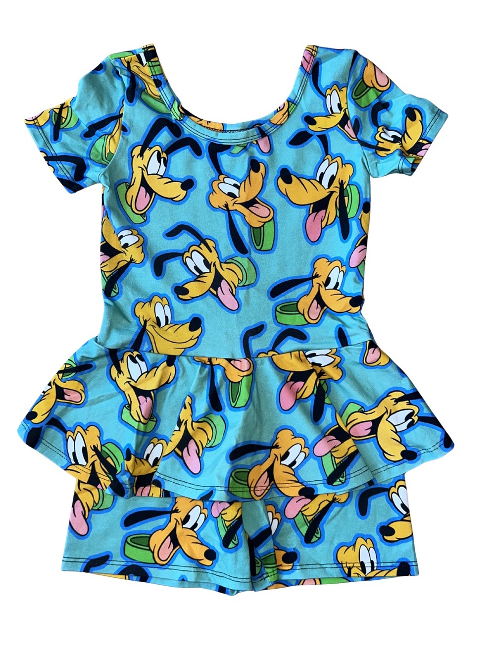Pluto Print Peplum Romper Wild Rich Kids